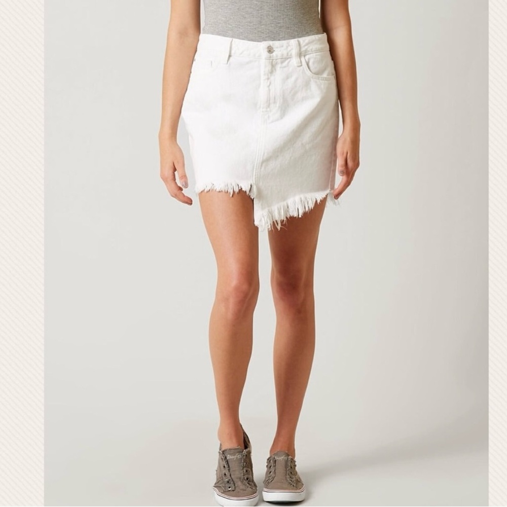 Guess white re-engineered skirt size L